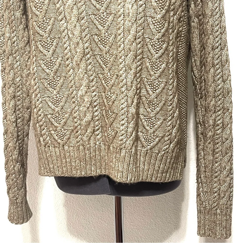 Lauren Ralph Lauren VINTAGE Woman Relic Gold Knit Sweater Size M